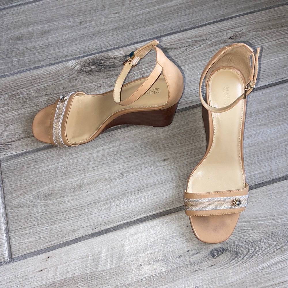 Michael Kors Acorn Wedge Sandals